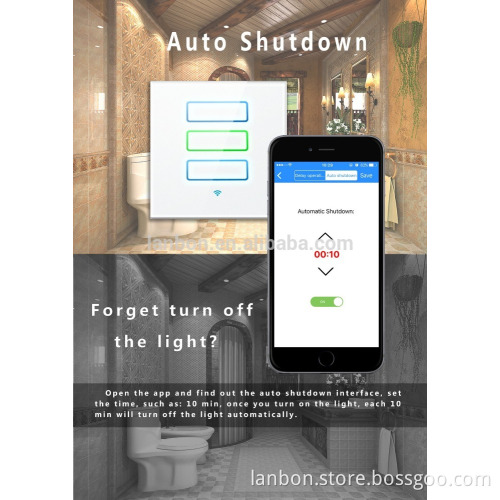 LANBON smart switch with auto shutdowm fuction